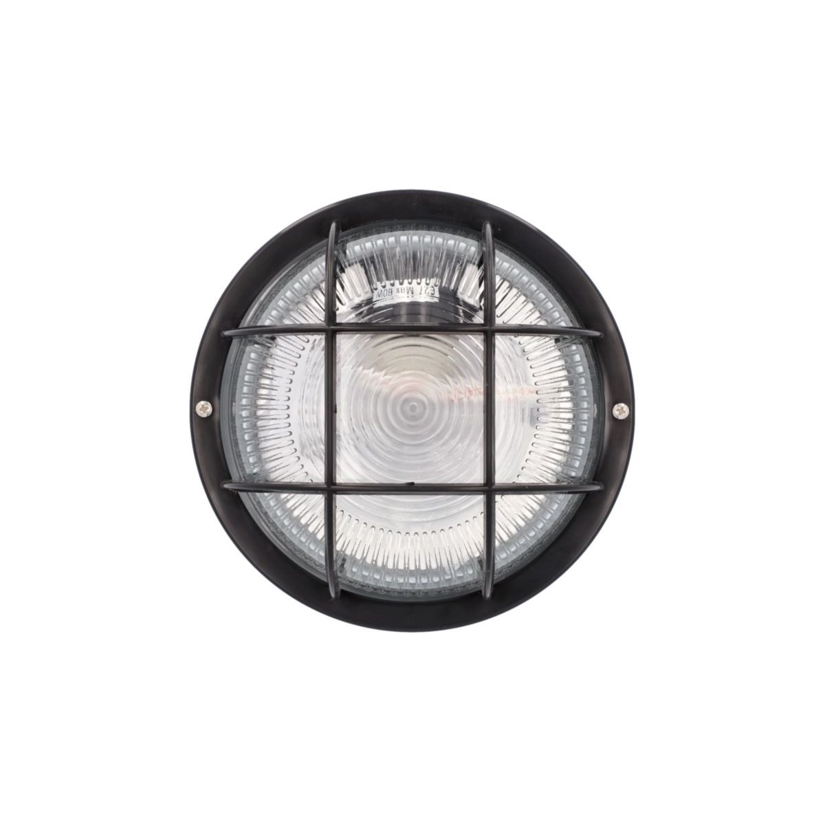 Unitec Rundleuchte 60W PVC-Korb schwarz