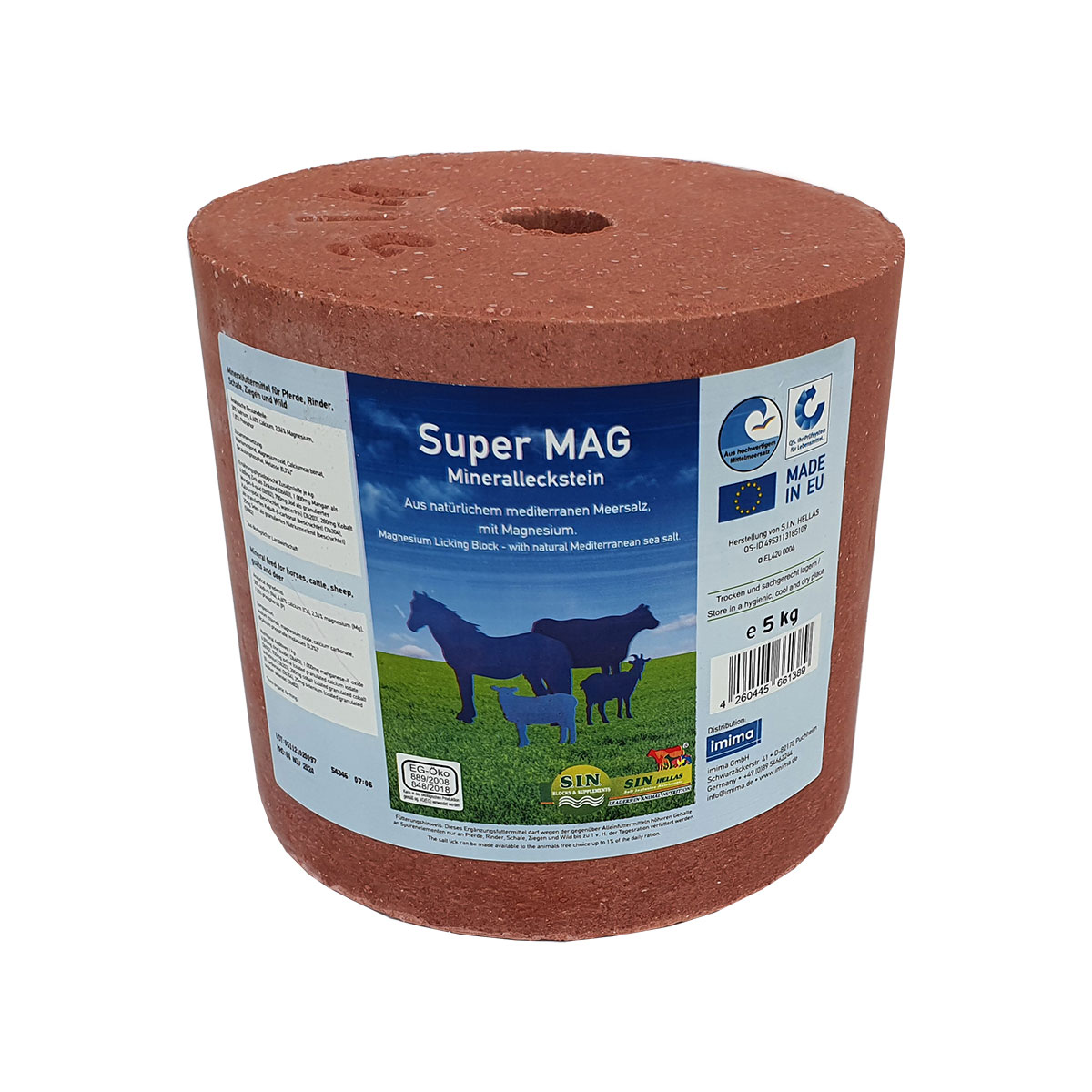 SIN Hellas SuperMAG 5 kg Mineralleckstein
