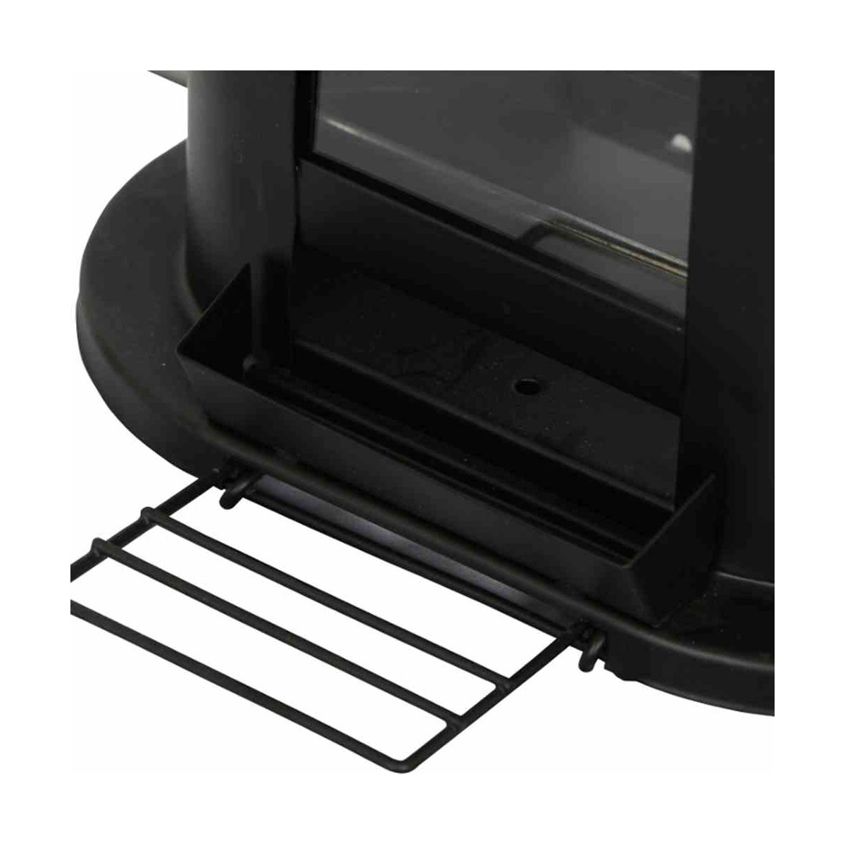 Siena Garden Vogelfutterhaus Black Line für Mischfutter 24,5 cm
