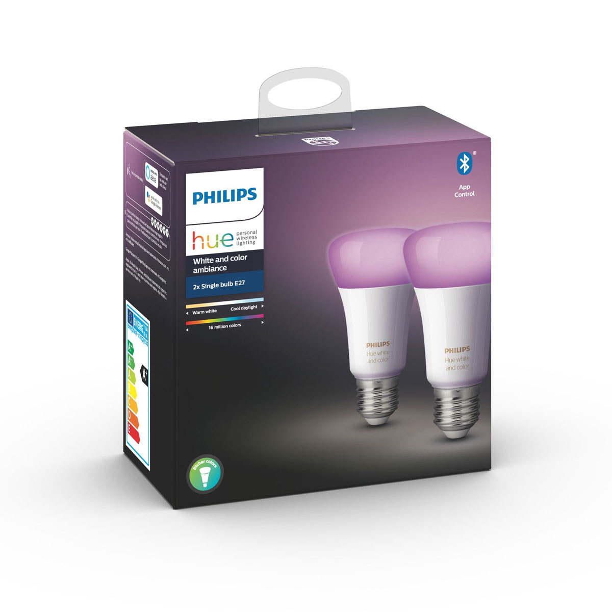 Philips Hue LED-Leuchtmittel-Set rund 10W 2-teilig Bild 3