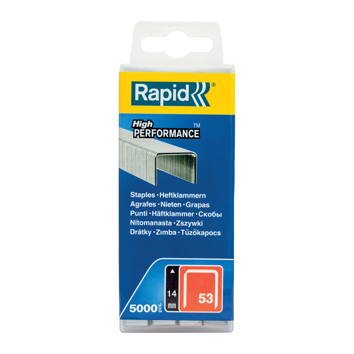 Rapid Tackerklammern Typ 53 14 mm 5000 Stück Bild 1