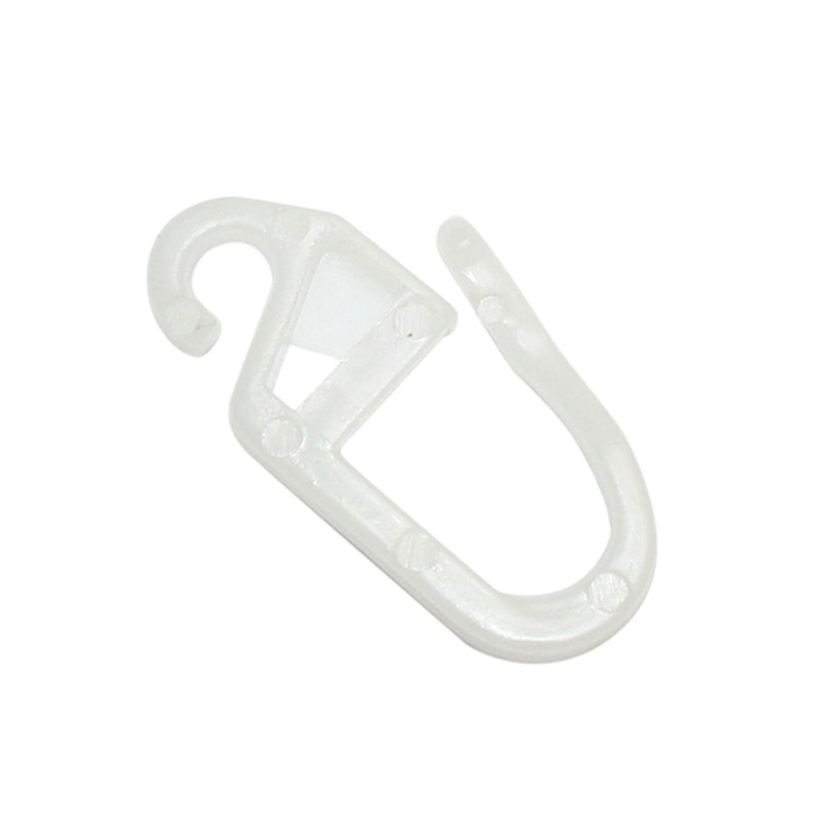 Gardinia Faltenlegehaken Kunststoff roh-weiß Bild 1