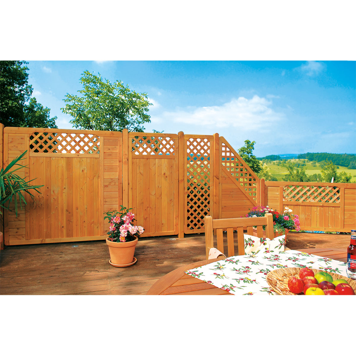 Zaunserie Mainau Zwischenstück/Rankgitter 60 x 180 cm Bild 2