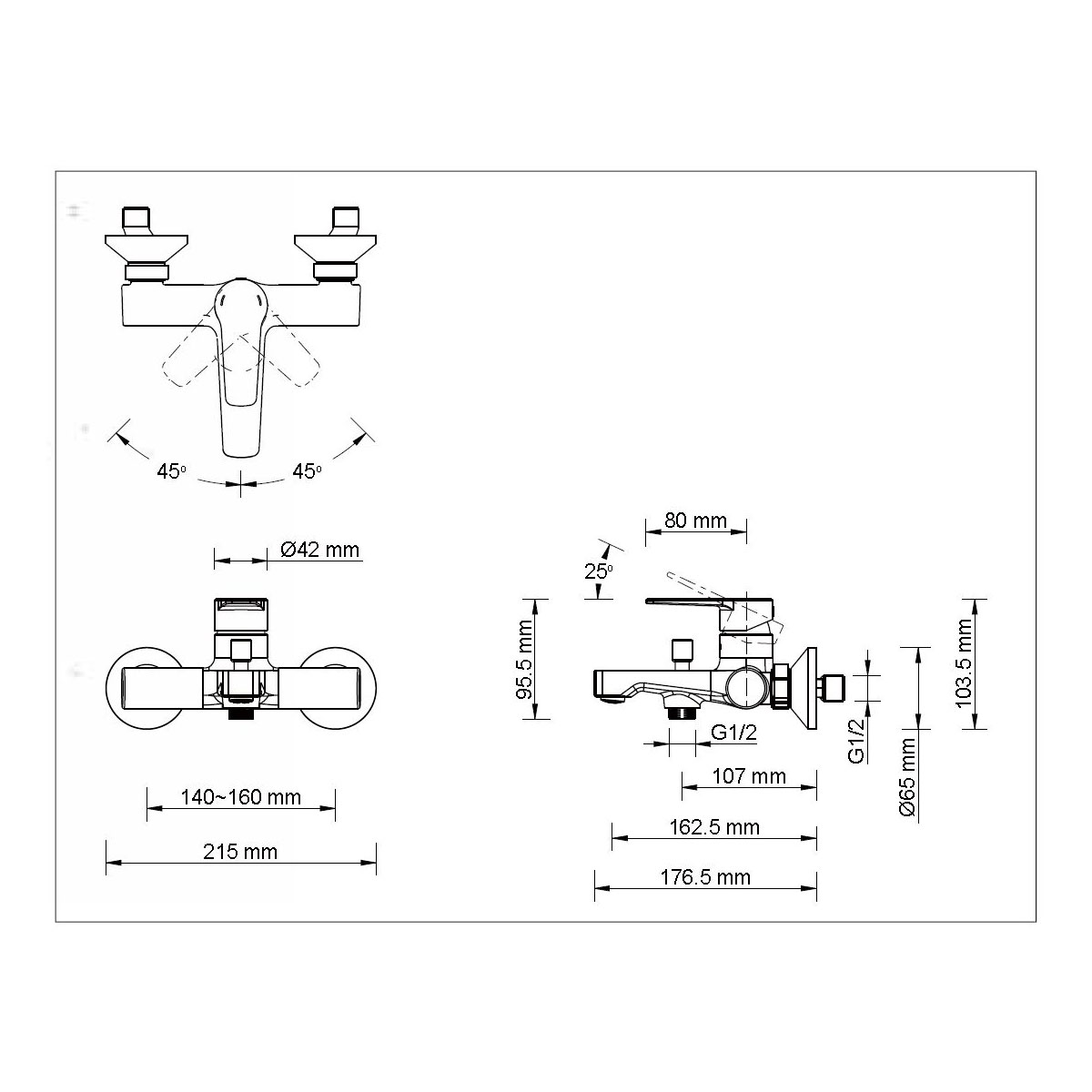 Lenz  Wannenarmatur MOLA chrom Bild 2