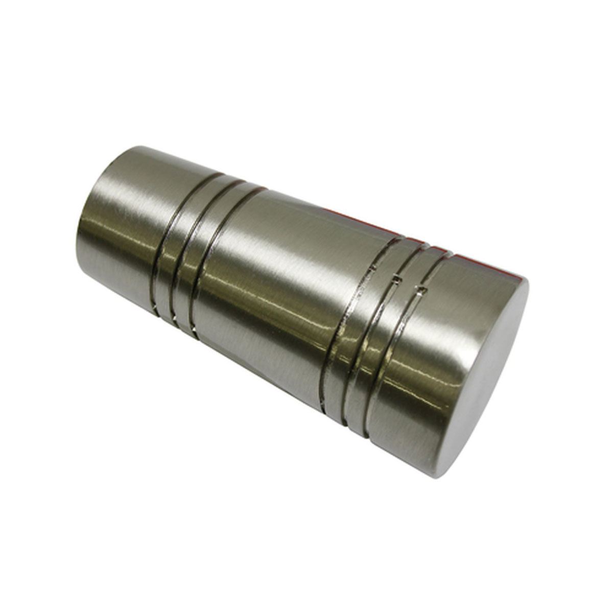 Gardinia Endstück Chicago Apollo für Durchmesser 20 mm Edelstahl-optik