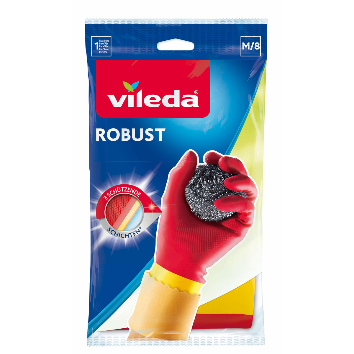 Vileda Handschuh Robust Gröe M Vileda Handschuh Robust Gröe M