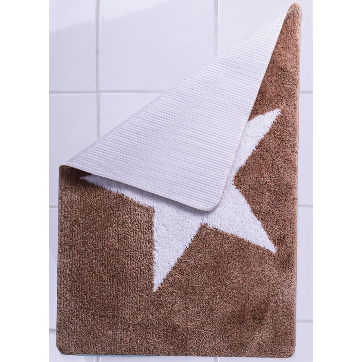 Ridder  Teppich Star 60 x 90 cm weiß-beige Polyester-Microfaser Bild 4