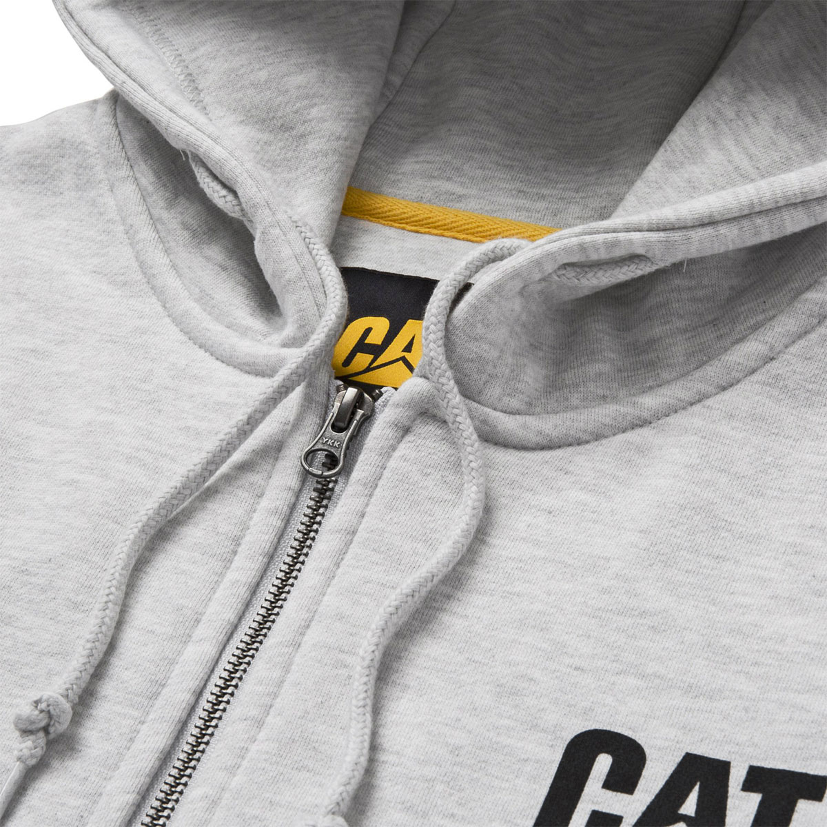 CAT Zip Hoodie Banner Gr. 2XL grau Bild 4