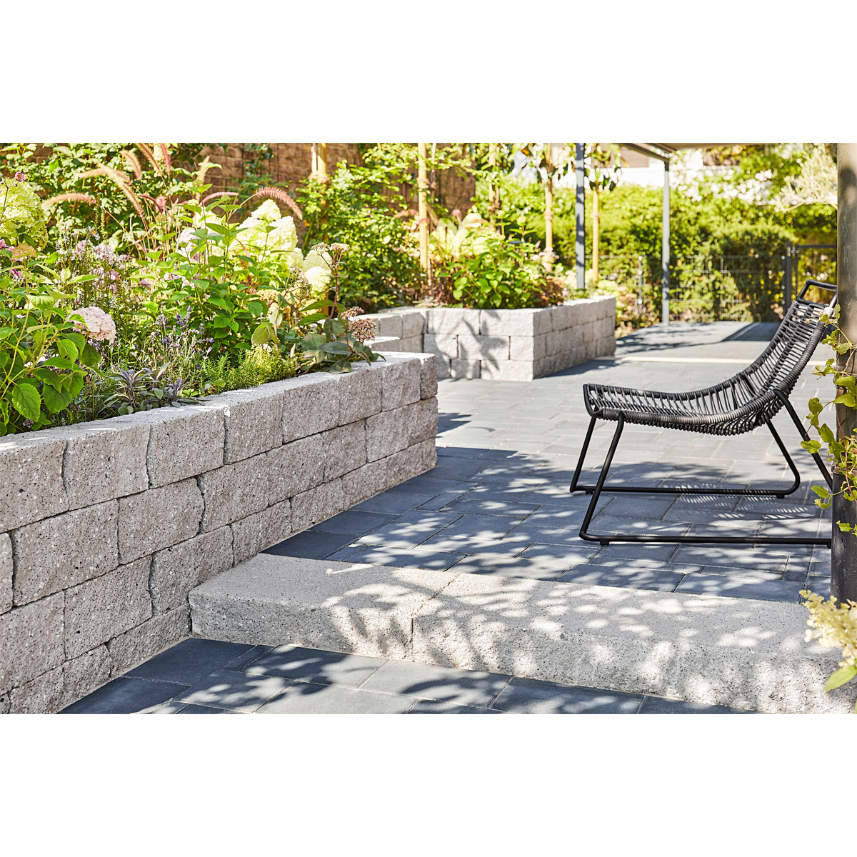 Blockstufe „Natura“  Kristall-Granit 105x35x16 cm Bild 2