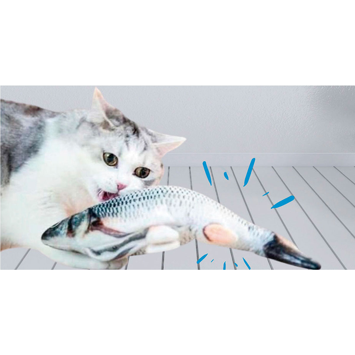 ISL Katzenspielzeug Magic Fish 32 cm Bild 5