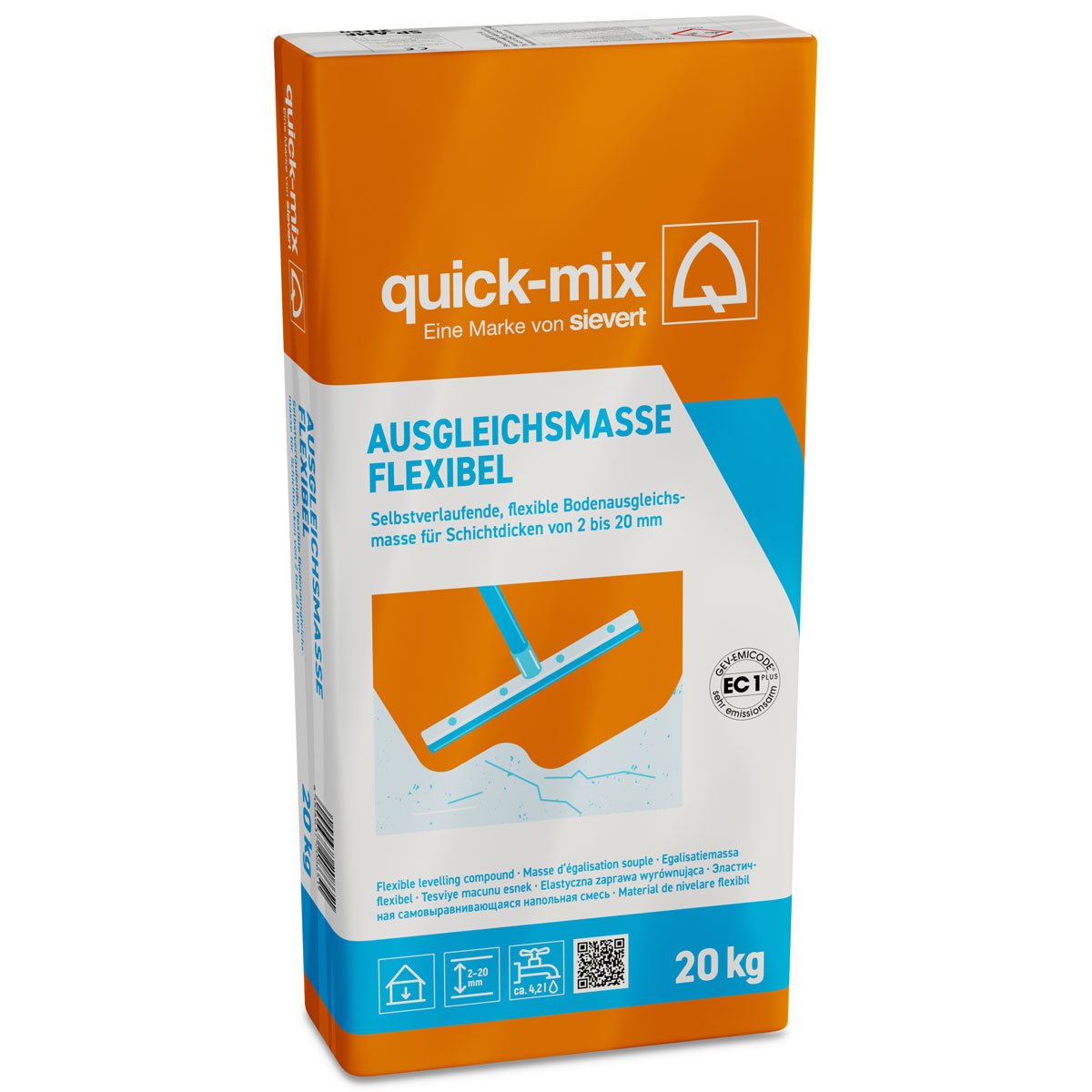 quick-mix Ausgleichsmasse Sicher und Plan flexibel 20 kg
