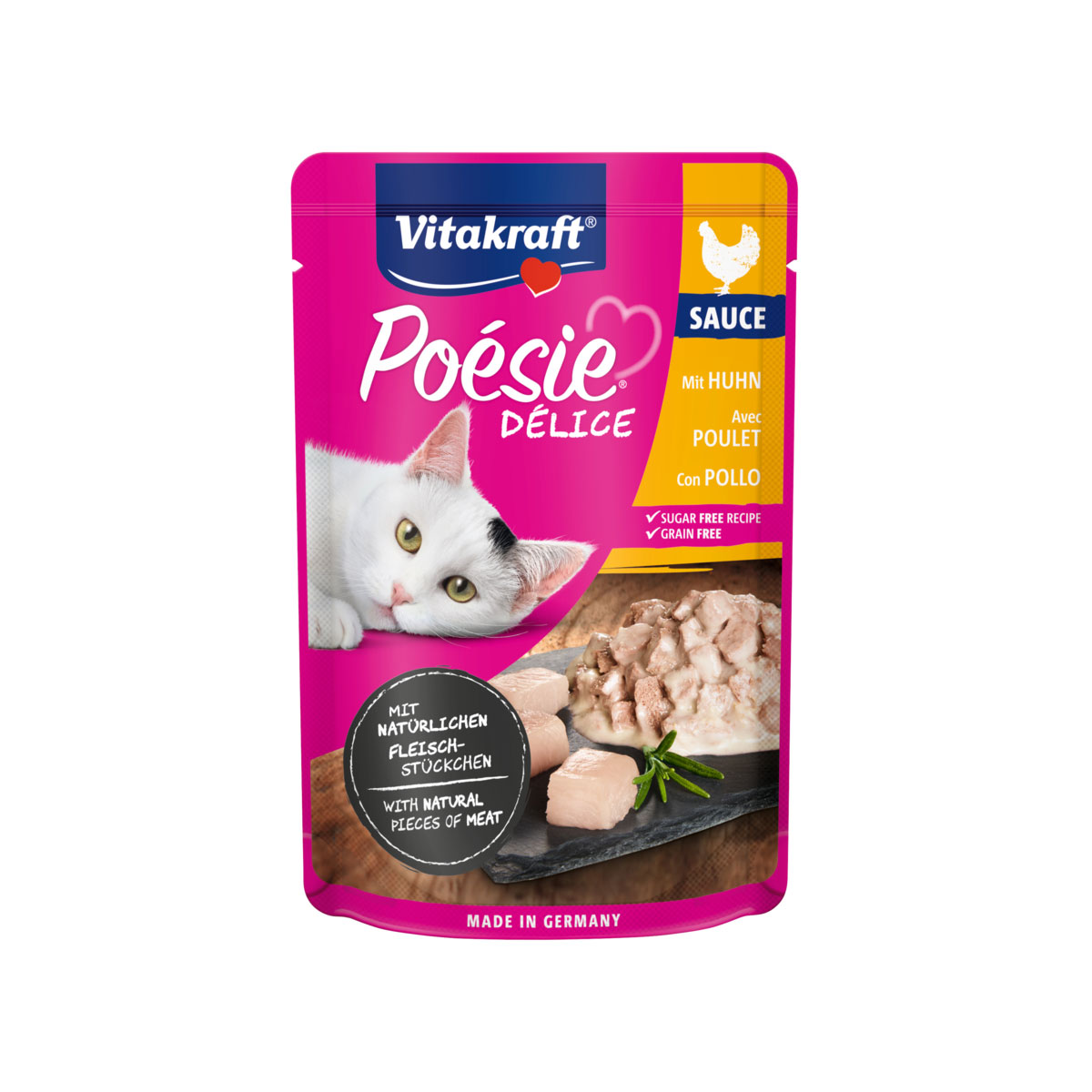 Vitakraft Poesie Delice Sauce Pouch Huehnerfilet 85g