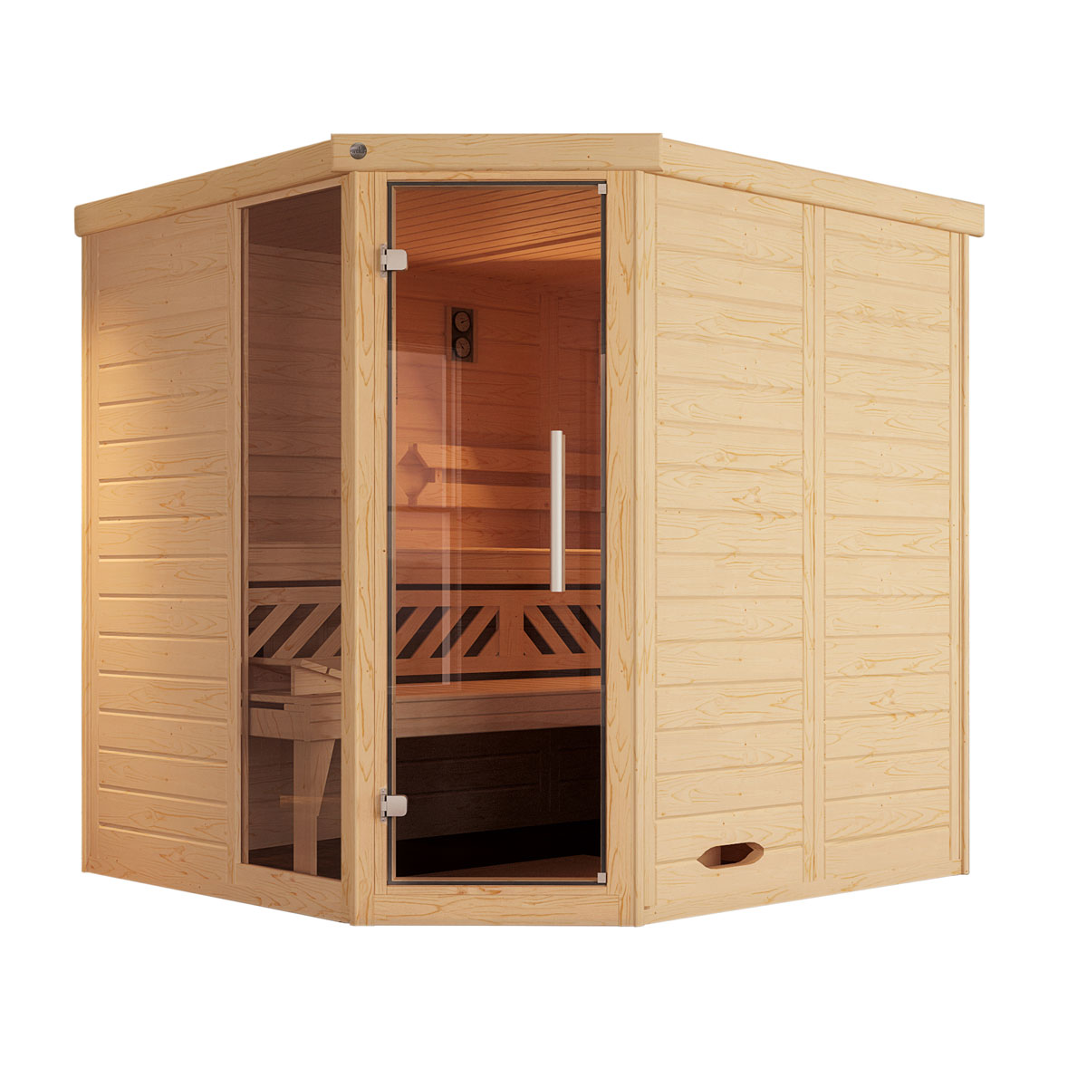 Weka Design-Sauna „Kemi Eck 1“, GTF