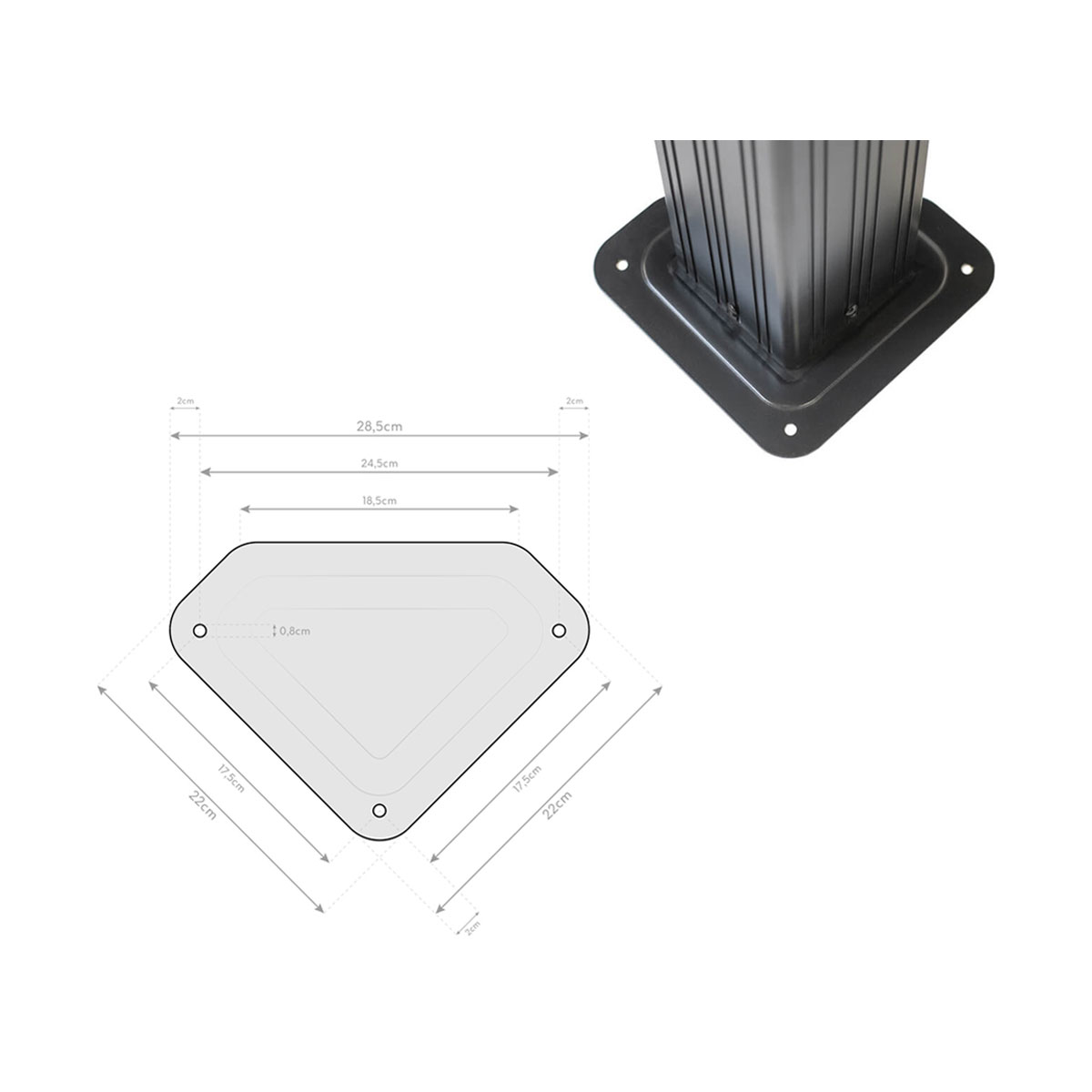 Sojag Pavillon Messina 1216 inkl. Moskitonetz 363x483x307,1cm Champagner Bild 11