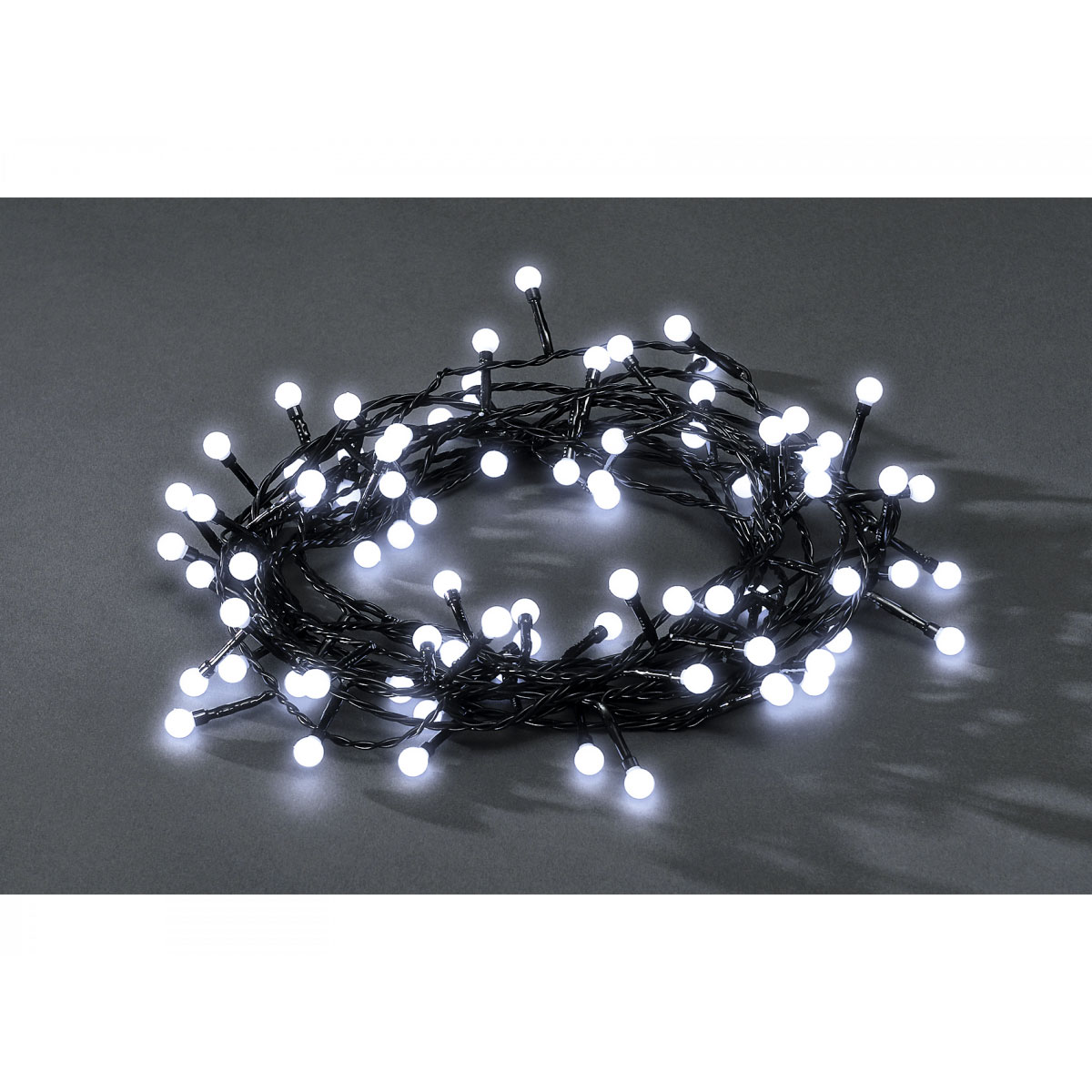 Konstsmide LED-Lichterkette 80 runde LEDs kaltweiß | kaltweiß | 594568