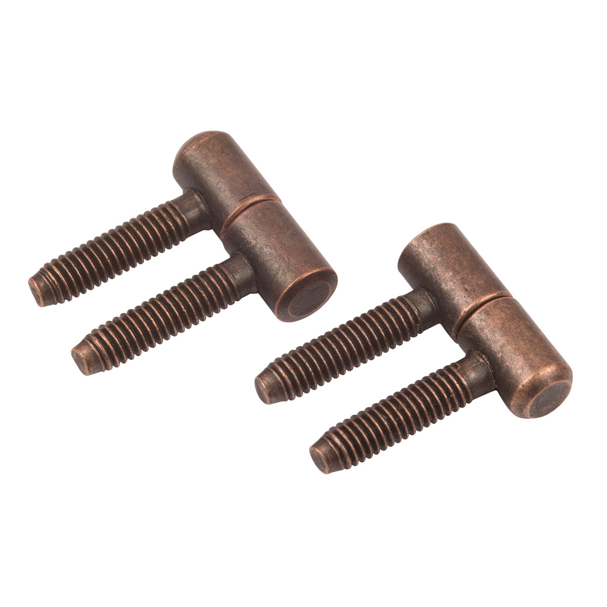 Suki Einbohrband Stahl Durchmesser 0,9x Durchmesser 5,4 x 2,3 cm brüniert 2 Stück Bild 3