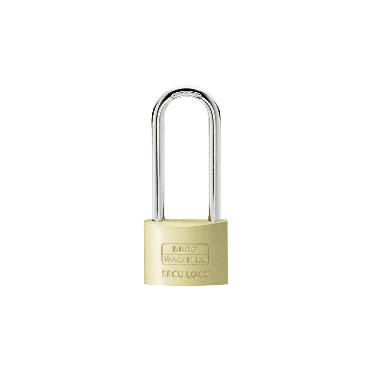 Burg Wächter Zylinder-Vorhängeschloss Secu Lock 405 HB 37,8 x 101,1 x 12,6 mm Messing