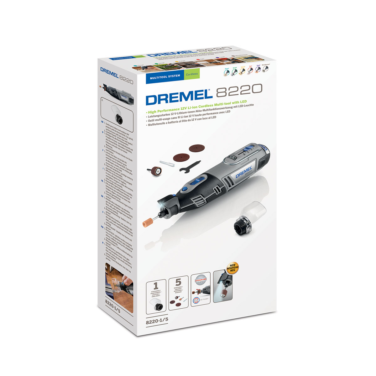 Dremel  Akku-Multifunktionswerkzeug 8220-1/5 Bild 2
