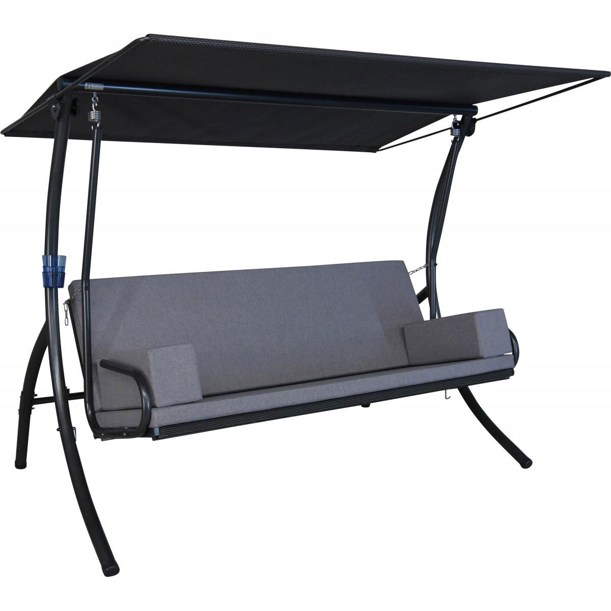 Angerer Freizeitmöbel GmbH Hollywoodschaukel „Elegance Tolar“, grau