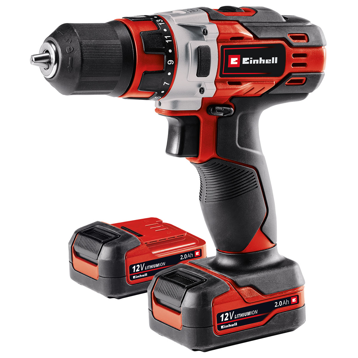 Einhell Akku-Bohrschrauber-Set TE-CD 12/1 Li 4-teilig