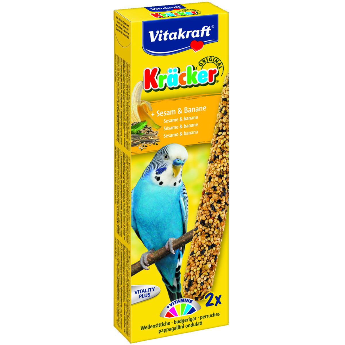 Kräcker Sesam Banane für Sittiche | 329314