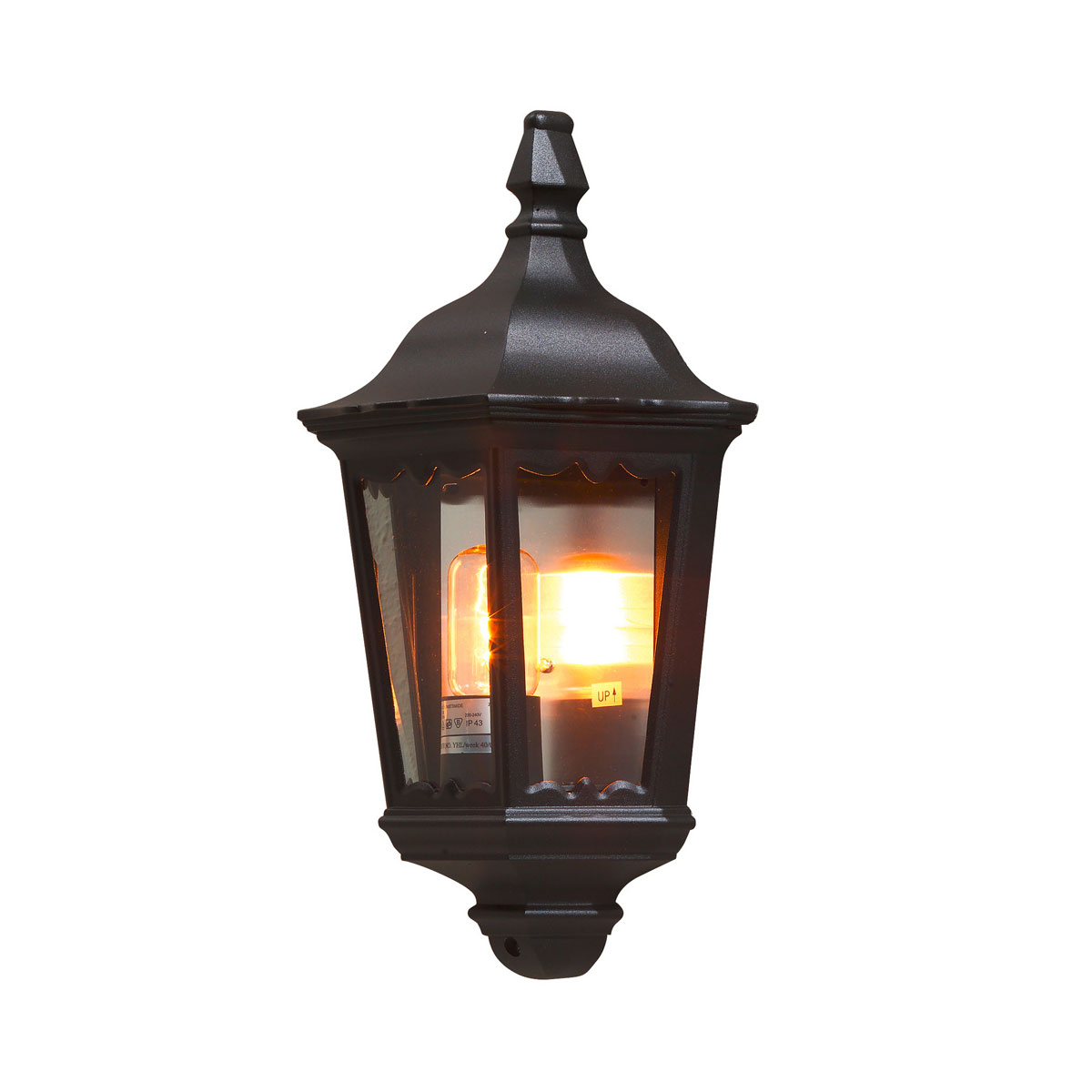 Konstsmide Wandleuchte Firenze schwarz