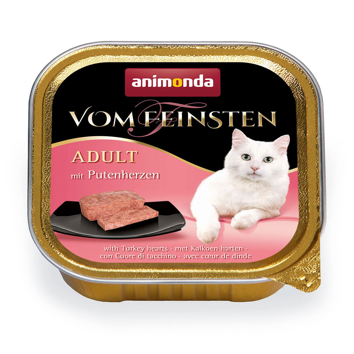 animonda Vom Feinsten Cat Adult mit Putenherzen 100g