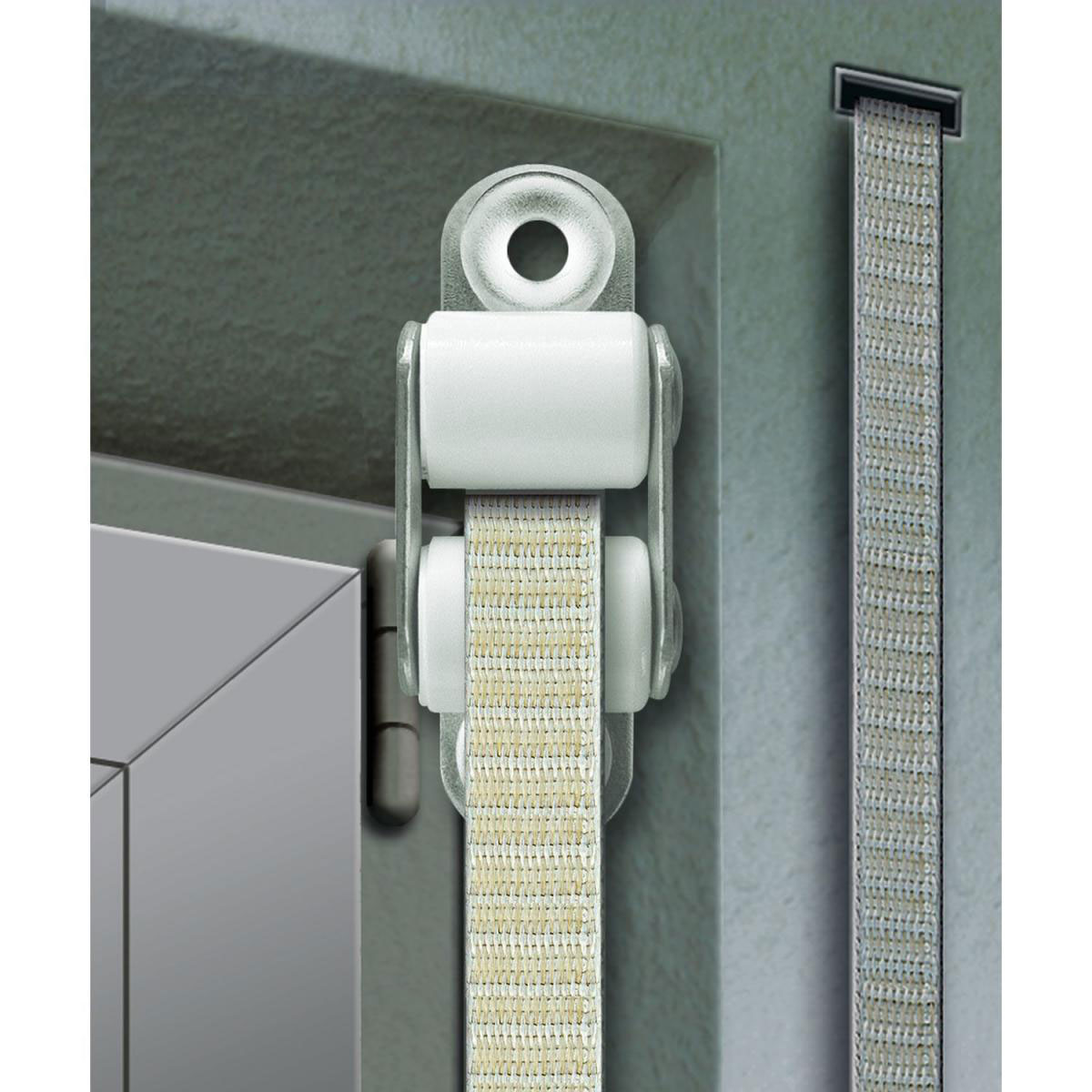 Schellenberg Doppelleitrolle Mini für 14 mm Gurtband weiß Bild 3