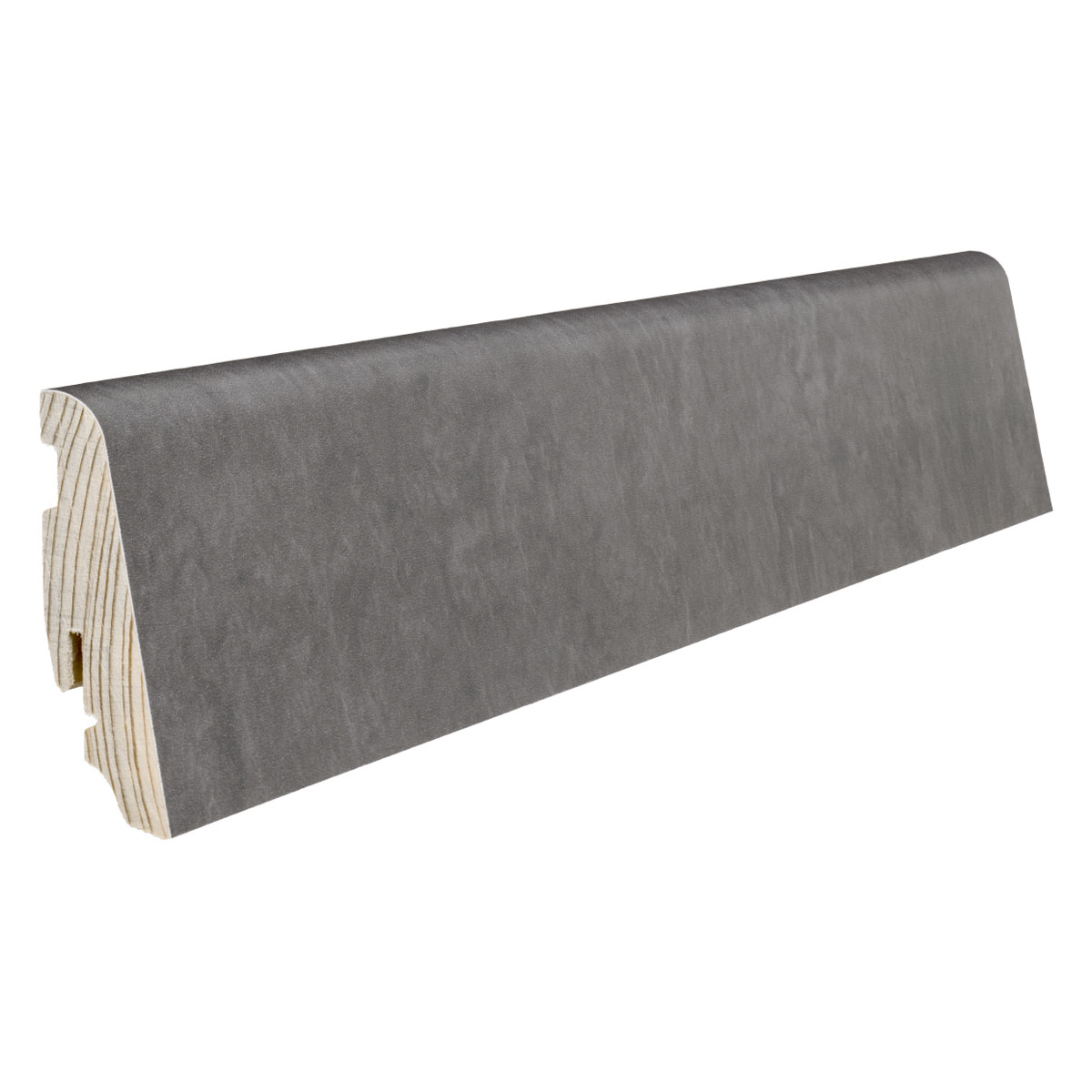 Living by Haro Sockelleiste Schiefer anthrazit / nero wasserfest foliert 19 x 58 x 2200 mm