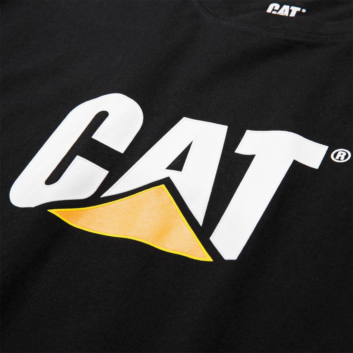 CAT T-Shirt Trademark schwarz Gr. M Bild 3