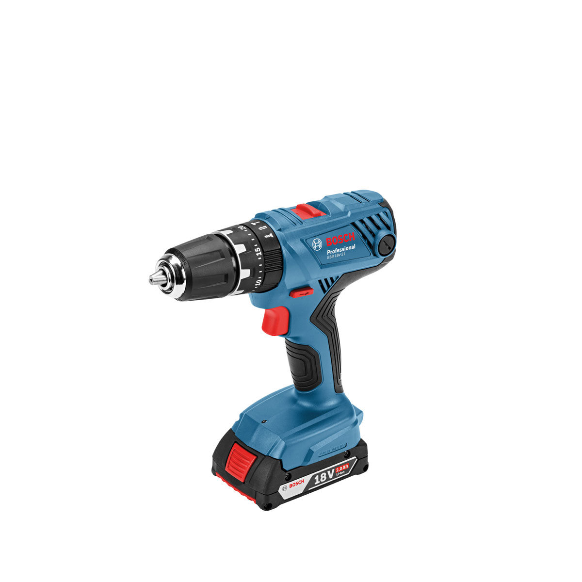 Bosch Professional  Akku-Bohrschrauber-Set GSB 18V 21 2 Akkus 5-teilig Bild 2