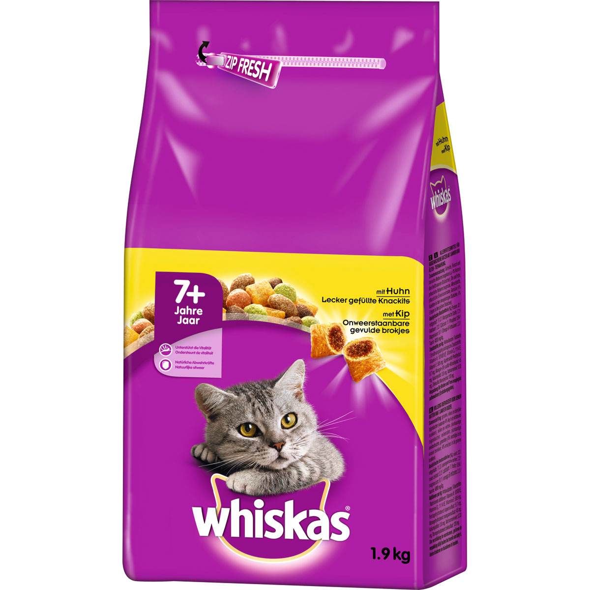 Whiskas  Trocken Senior mit Huhn 1,9kg Bild 2