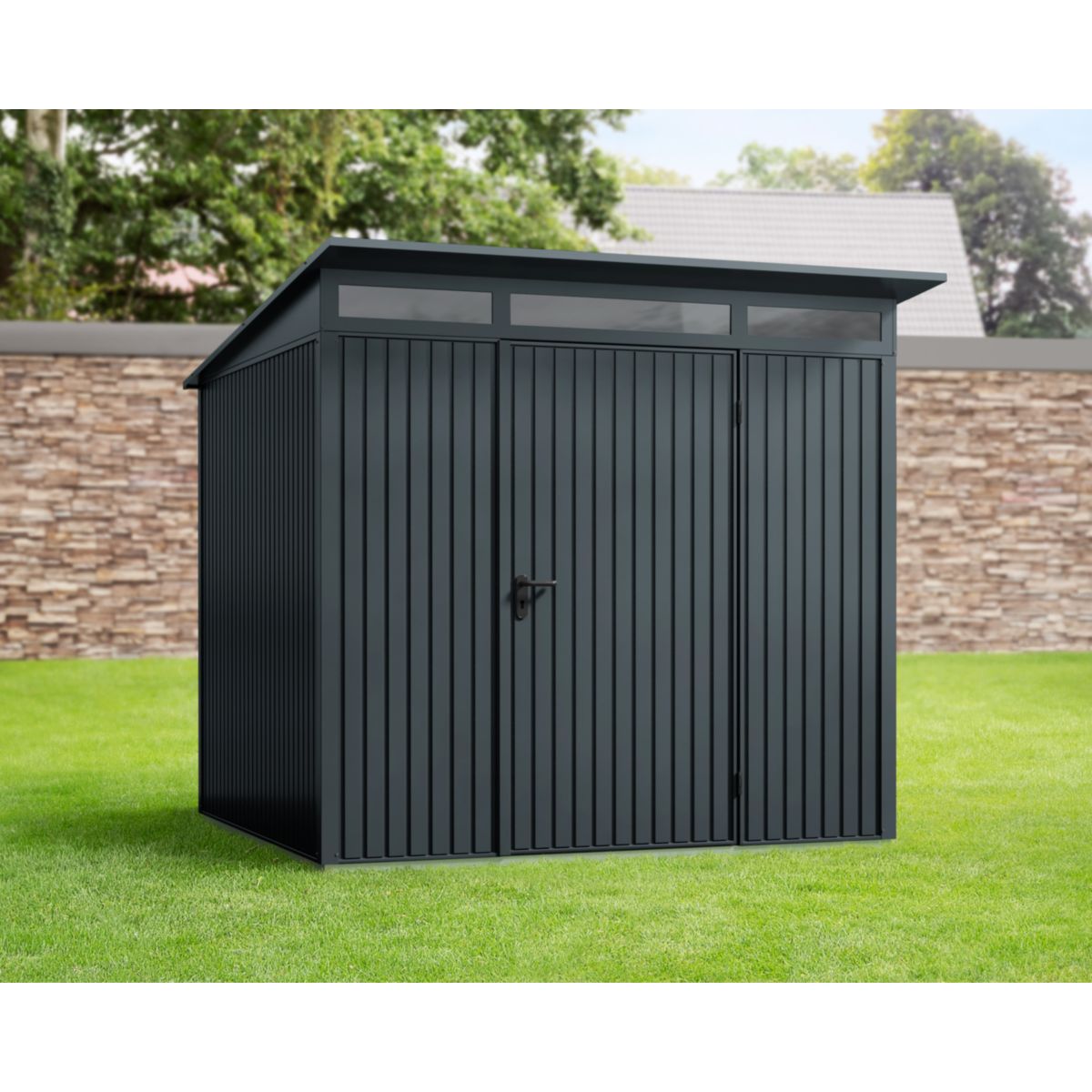 EcoStar  Gerätehaus Trend-PTyp 2RAL7016 1 flg