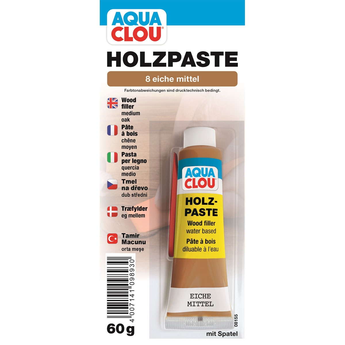 Clou Holzpaste Eiche mittel 60 g Clou Holzpaste Eiche mittel 60 g