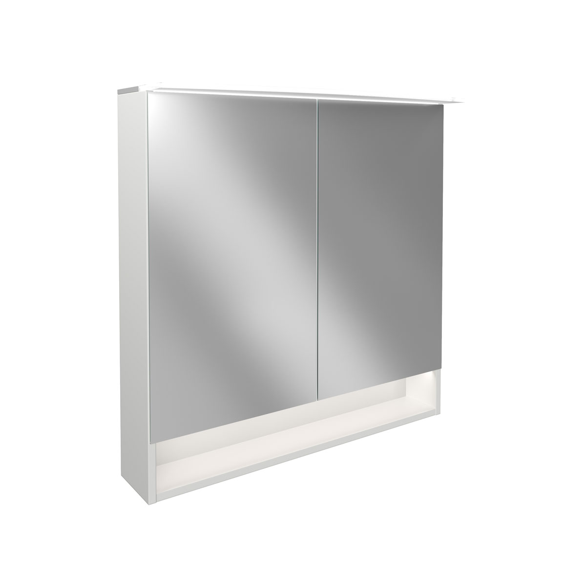 Fackelmann  Spiegelschrank B.Style 800 x 812 x 153 mm Weiß LED