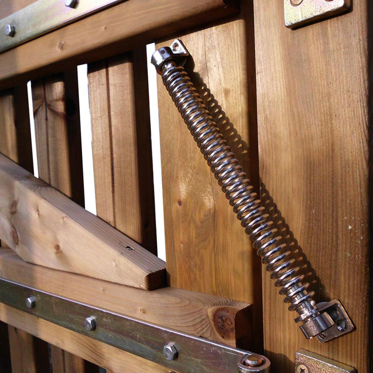 Connex Gartentorfeder 28 cm vernickelt Bild 2