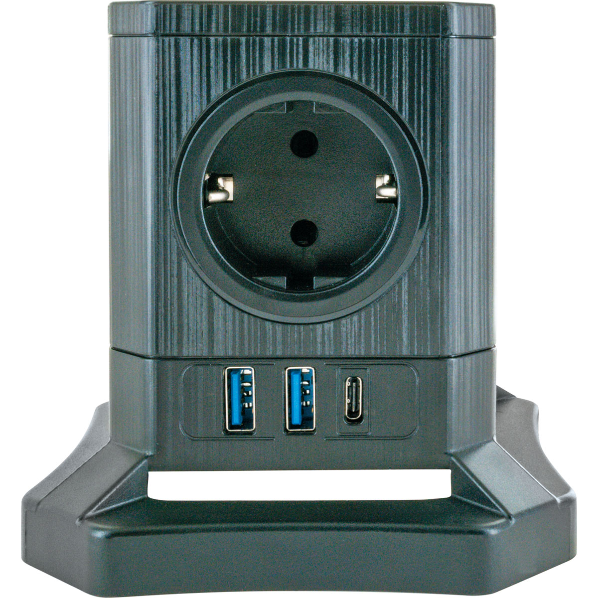 Schwaiger  Steckdosentower 5-fach mit 2-fach USB A mit USB C