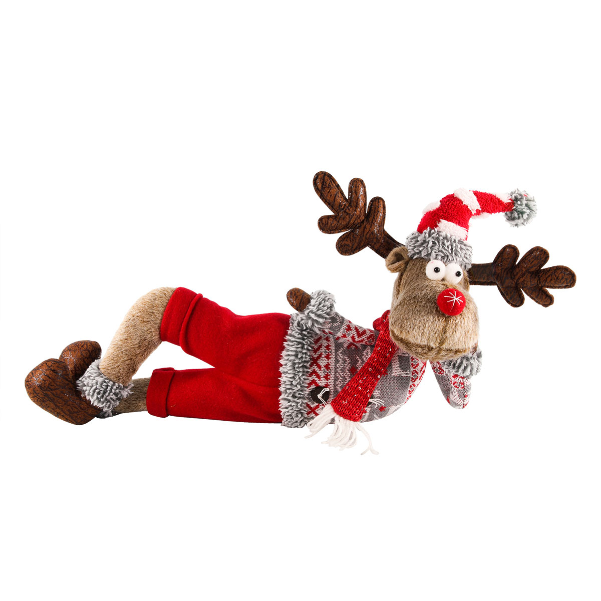 Rentier liegend 57 cm