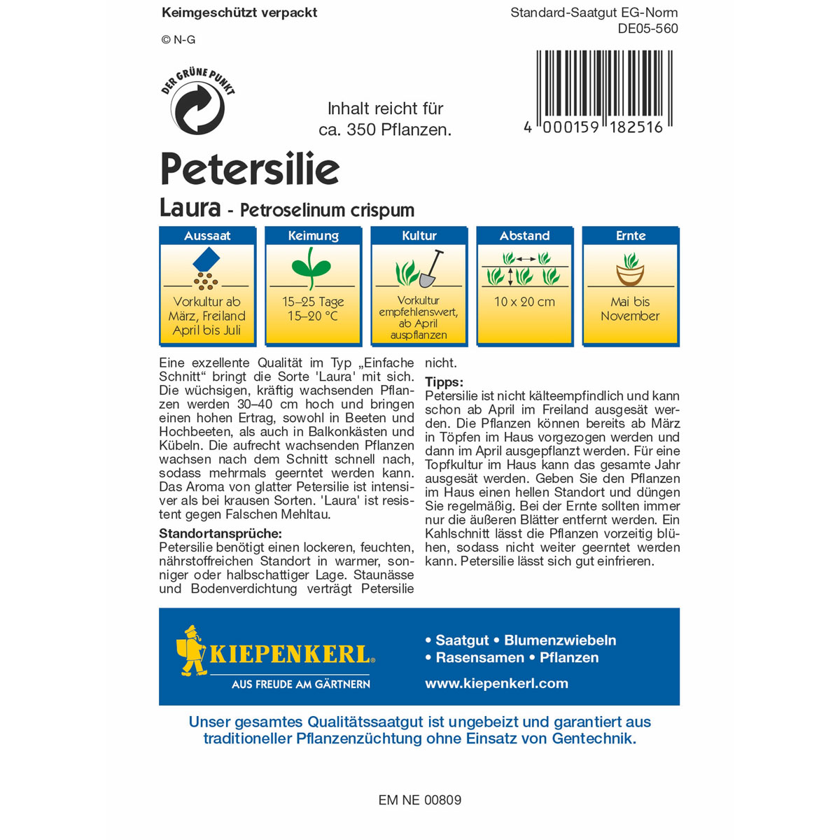 Kiepenkerl Petersilie Laura Bild 2