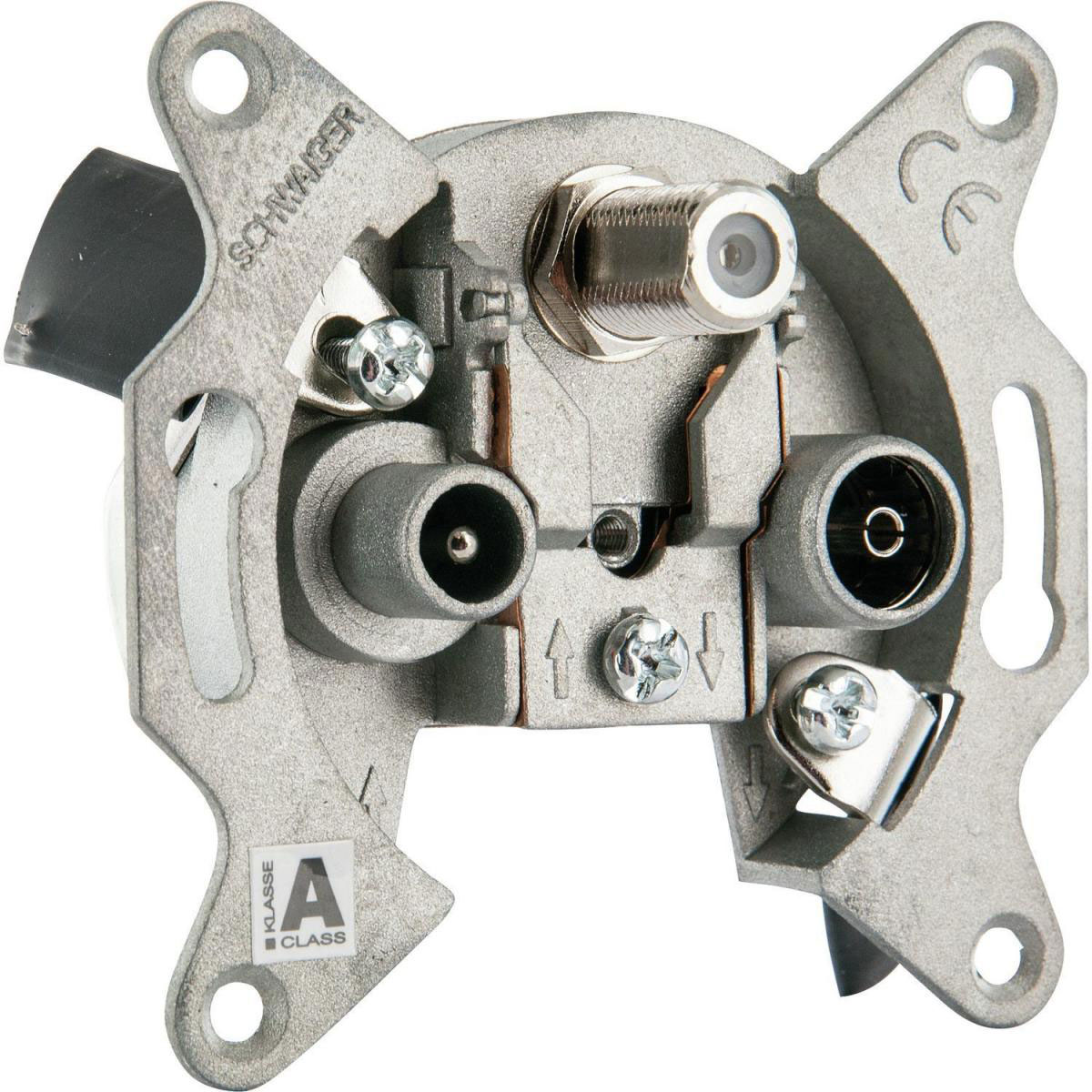 Schwaiger Einzeldose/Stichleitungsdose 3-Loch 2,5 dB