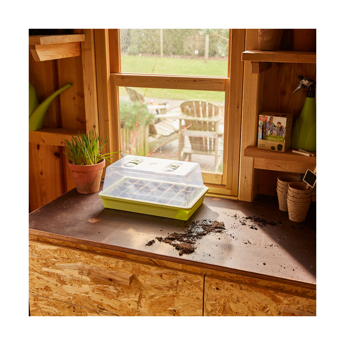 Siena Garden  Zimmer-Gewächshaus Uni-Grow 38 x 24 x 18 cm Bild 5