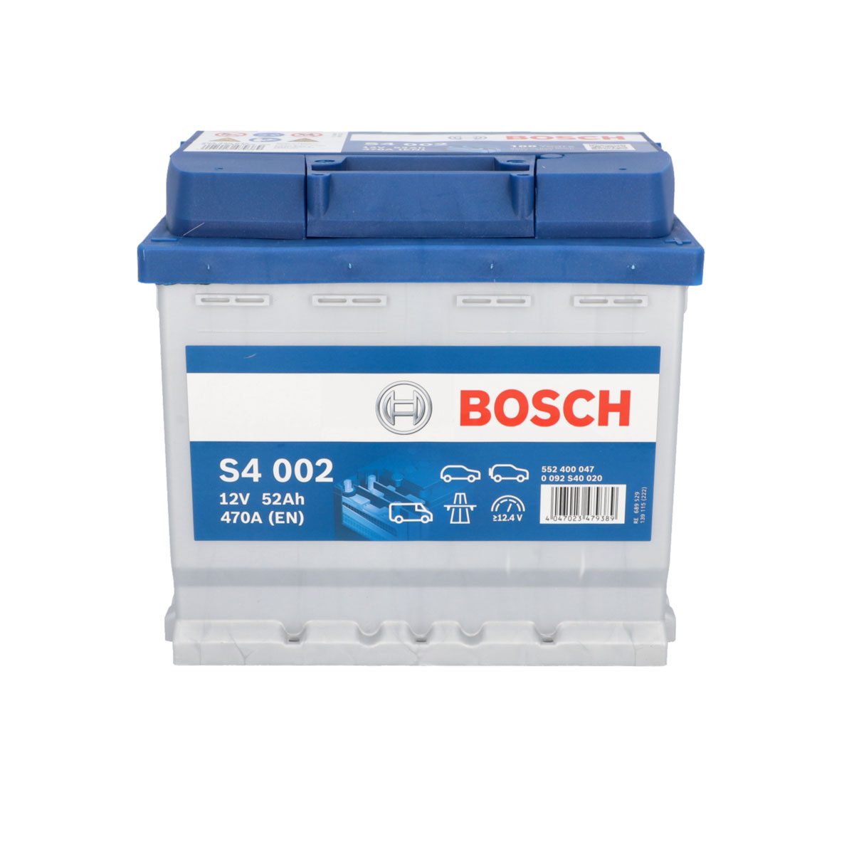 Bosch Autobatterie S4 SLI 52Ah/470A