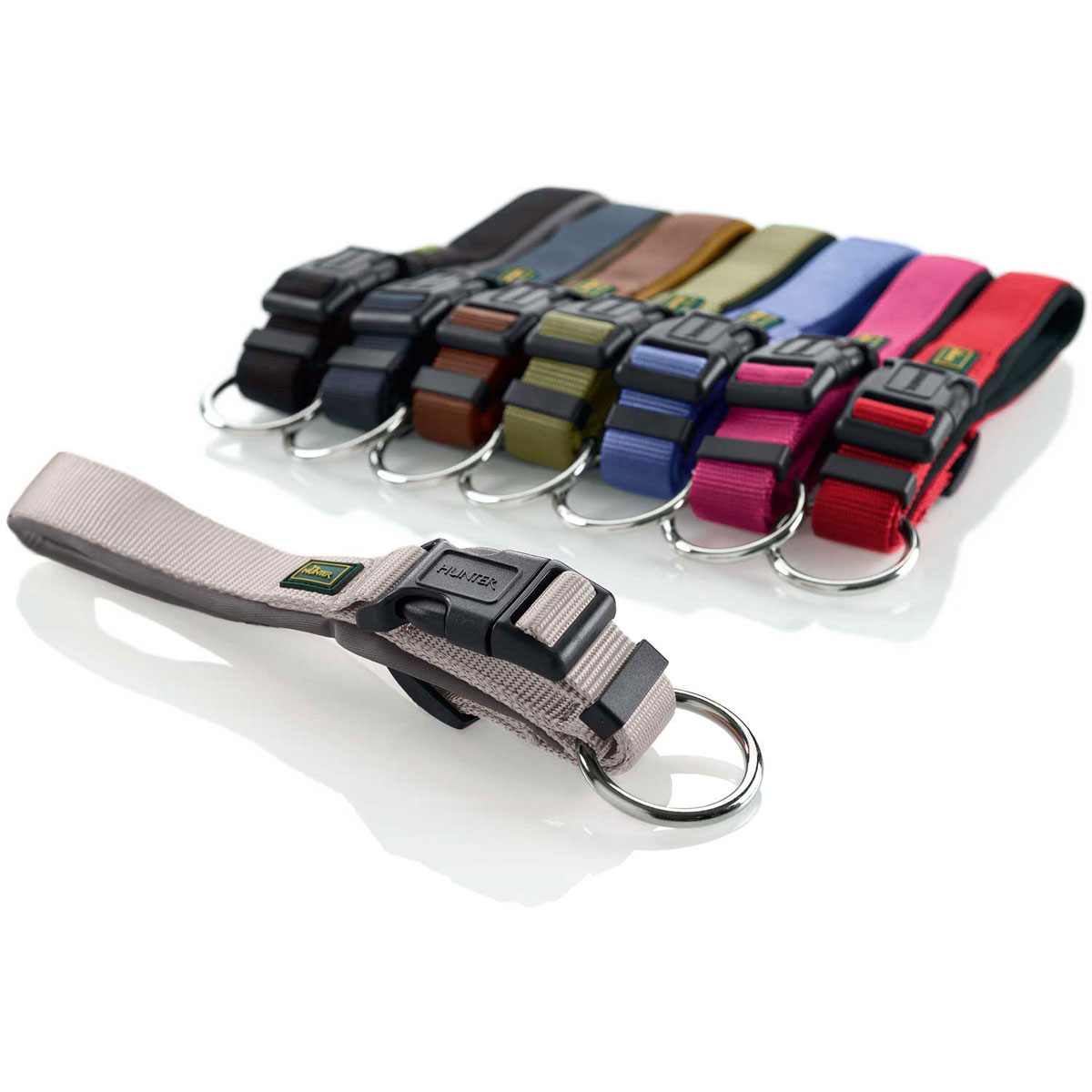 Hunter Halsung Neopren Vario Plus himbeer-schwarz Größe S Bild 4