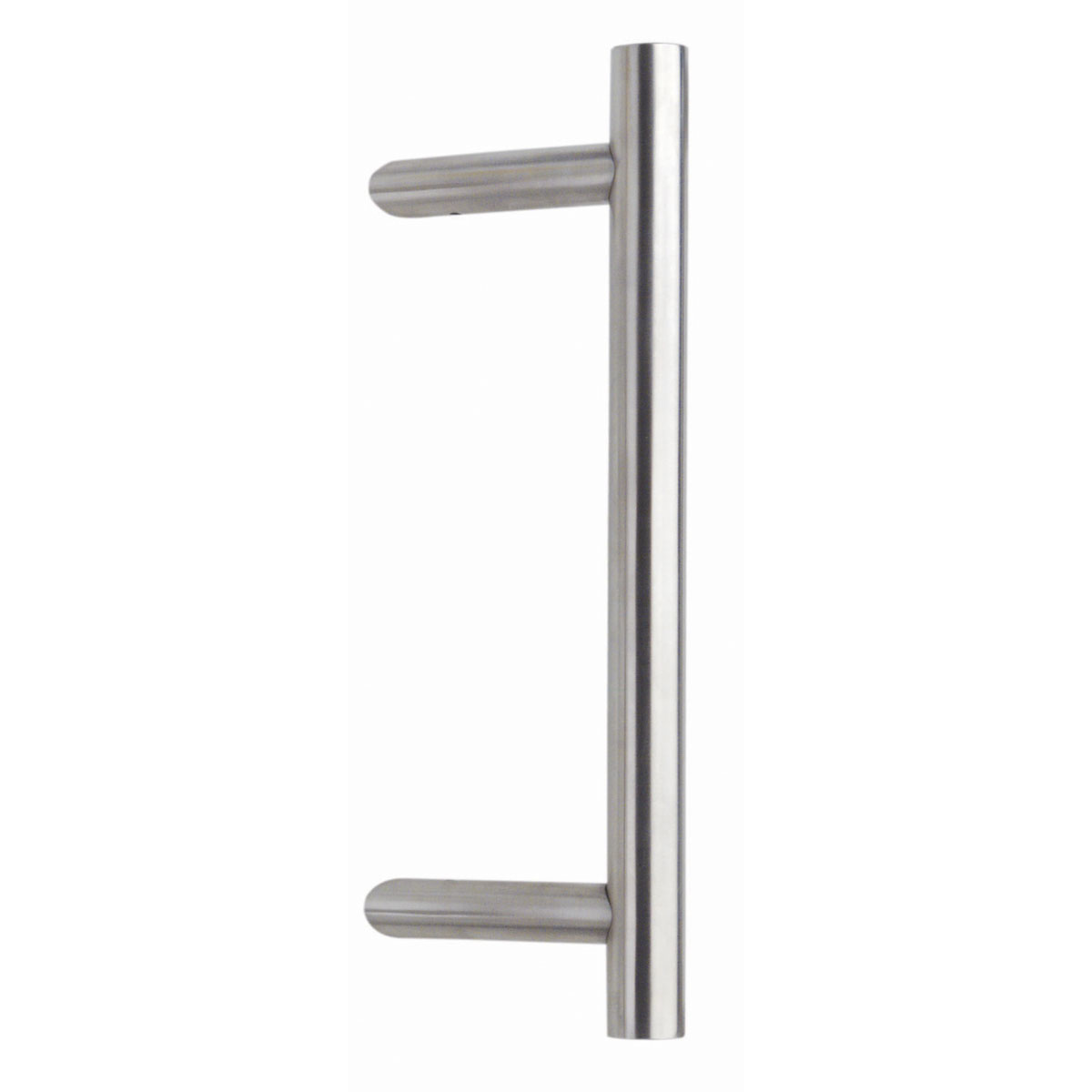 Alpertec Stoßgriff Edelstahl Durchmesser 30 mm Stütze schräg satiniert