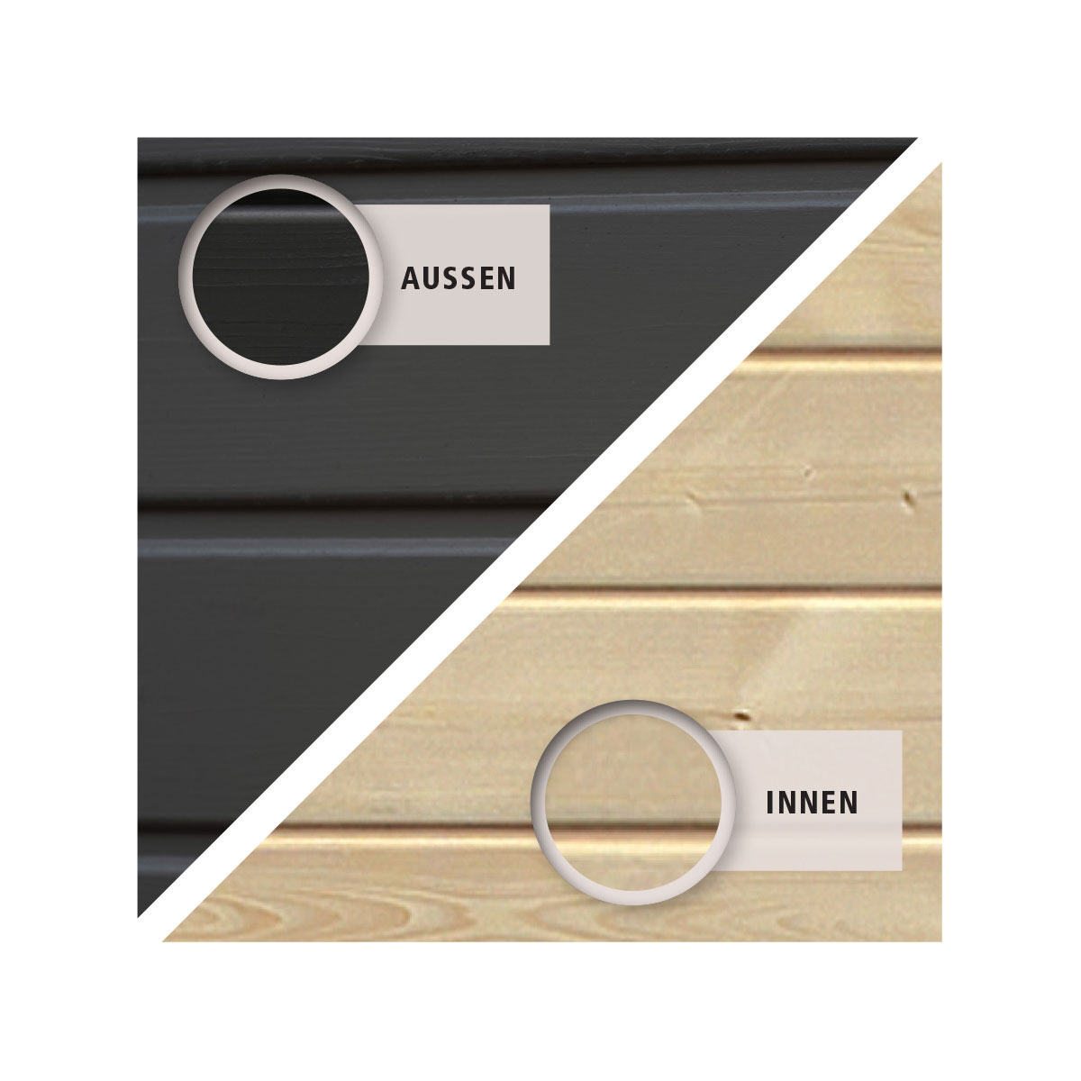 Karibu Gartenhaus Northeim 4 terragrau Bild 6