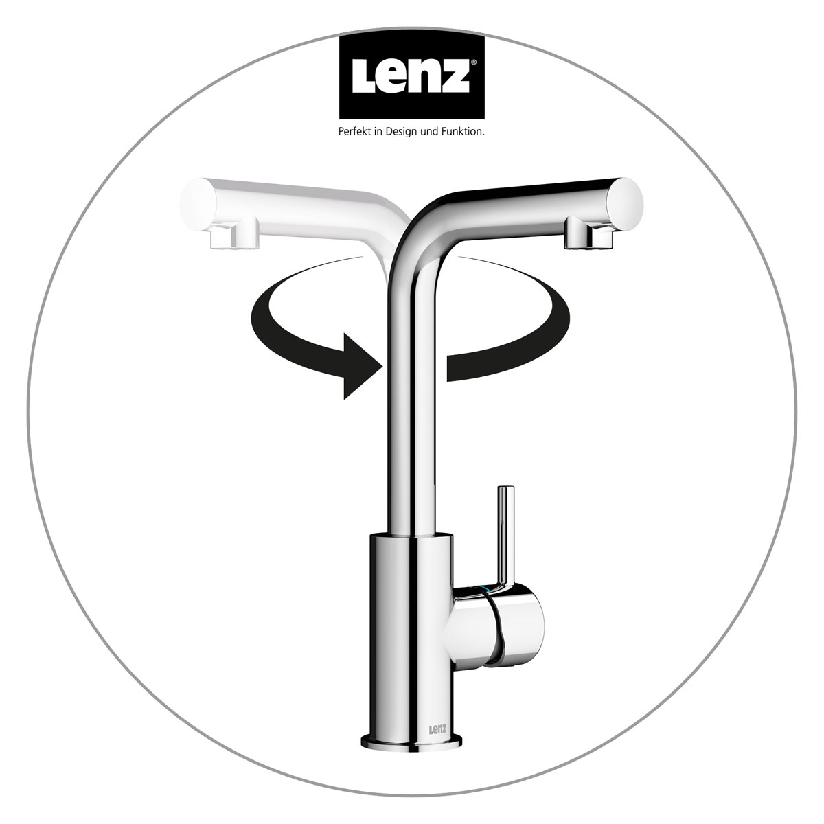 Lenz  Waschtischarmatur HOKU chrom Bild 3
