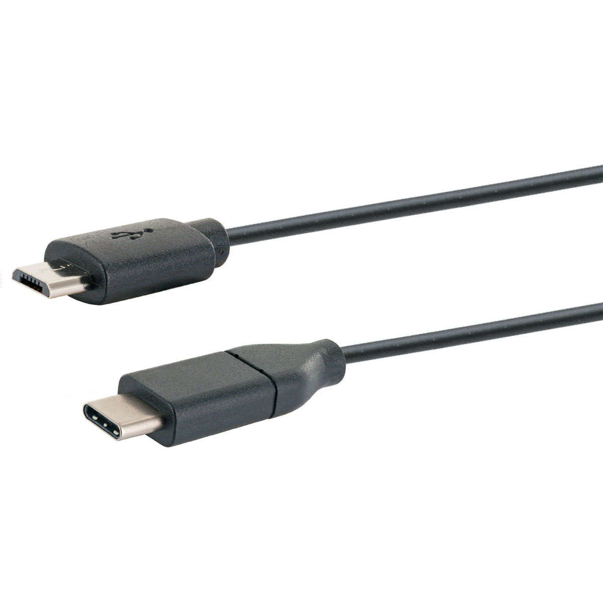 Schwaiger USB-3.1-Adapterkabel 3.1C-Stecker/2.0 Micro 1m schwarz Bild 4