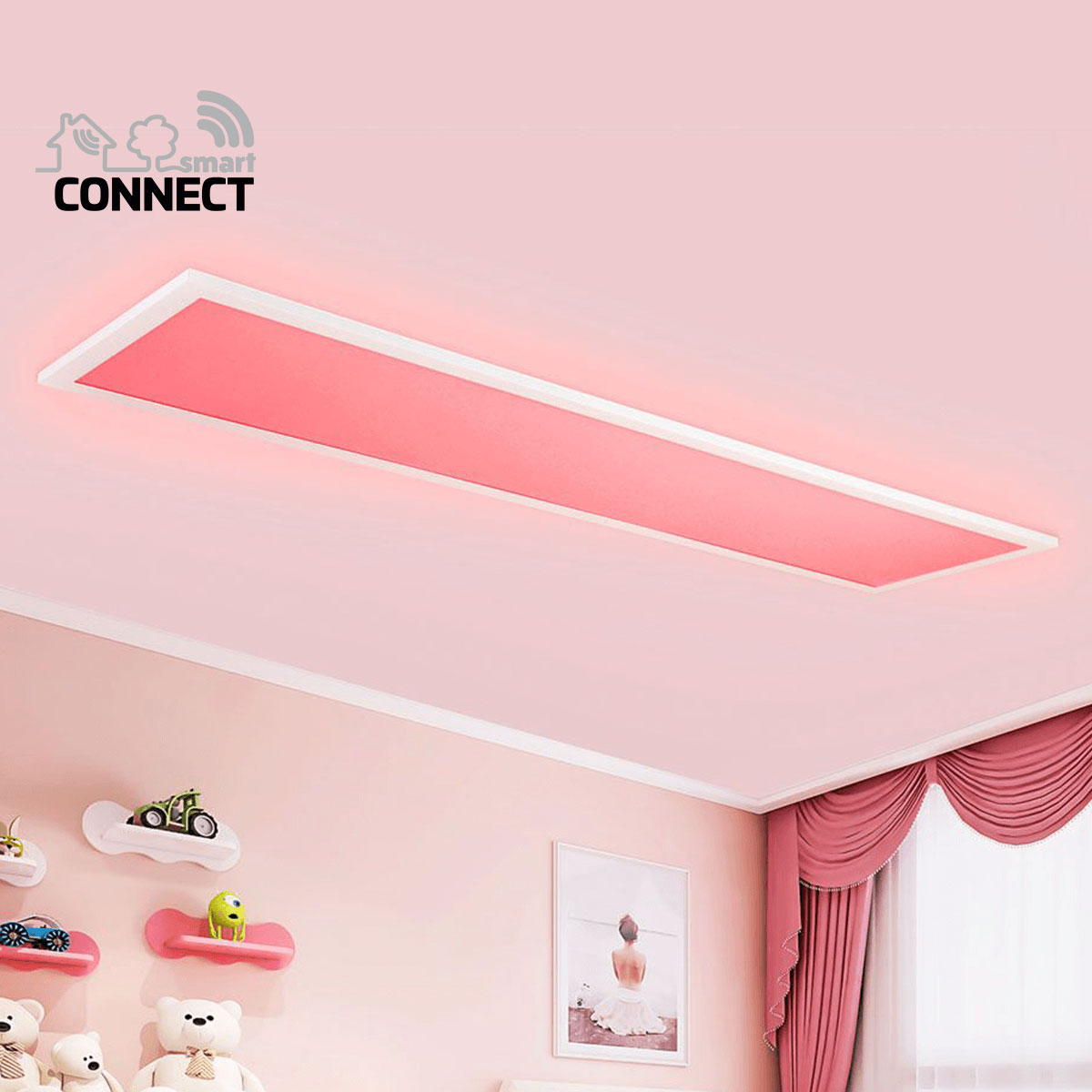 Flector LED-Panel Smart Connect 120 x 30 cm weiß Bild 4