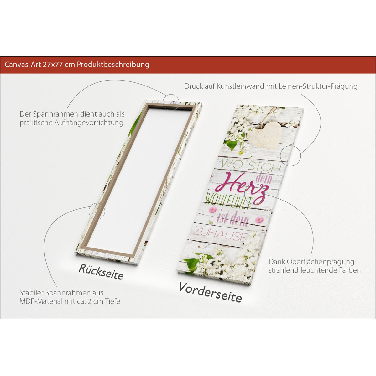 Canvas-Art TT091 L5 30 x 80 Bild 3