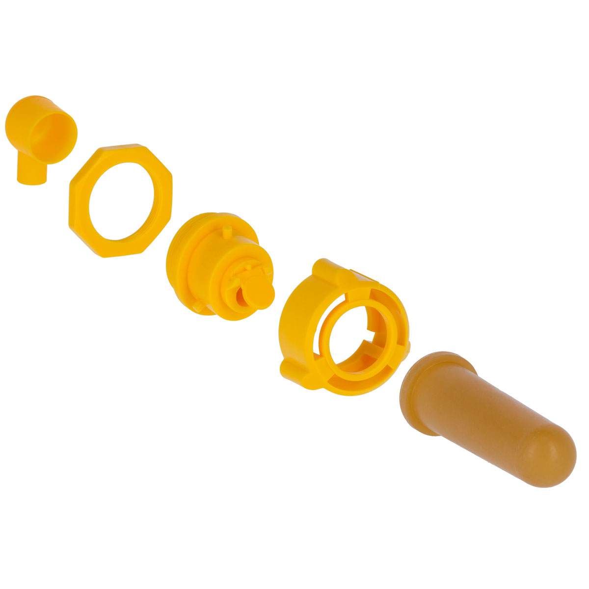 Hygieneventil mit Latexsauger gelb Bild 8